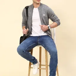 Monte Carlo Woolen Front Open Sweatshirt image 5