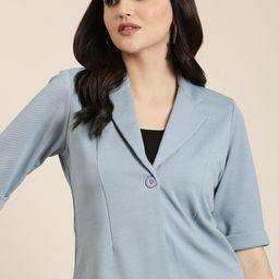 SHOWOFF Notched Lapel Single-Breasted Blazer-picture-49