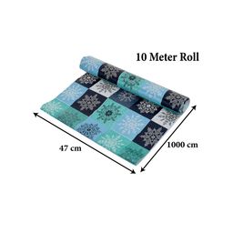 Kuber Industries Pack Of 2 Printed Anti-Slip Shelf Mat-10 m each image 2