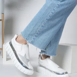 DressBerry Women Embellished Slip-On Sneakers-image-72