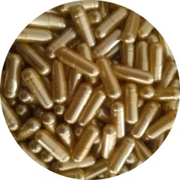 patco pharma raw materials & eqipments Size 0 Golden Empty Gelatin Pill/Capsule, Gluten Free, DIY Powder Filling image 3