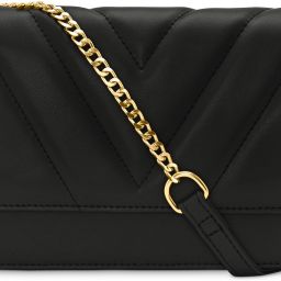 Black Women Sling Bag Quilted-image-15