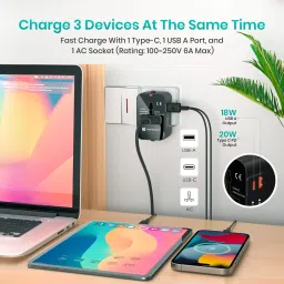 Portronics Juicemate 20W Type-C PD outlet for fast charging of USB-C devices image 4