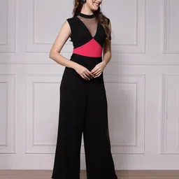 KASSUALLY Basic Jumpsuit with Lace Inserts image 5