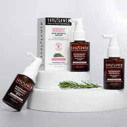 Soulflower Set Of 3 Hair Growth Rosemary Redensyl Serum - 30 ml Each-21