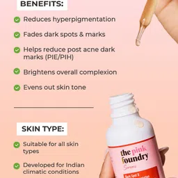 The Pink Foundry Dark Spot & Hyperpigmentation Correcting Power Serum 30 ml image 3