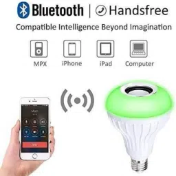 Treadmill Led Bulb with Bluetooth Speaker Music Light Bulb + RGB Light Ball Bulb Colorful Smart Bulb image 3