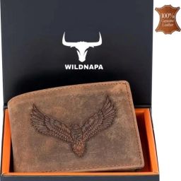 Men Brown Genuine Leather RFIDWallet-image-27