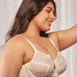 Nykd Floral Self Design Full Coverage Underwired Bra image 4