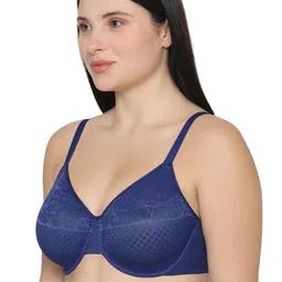 Wacoal Geometric Self Design Full Coverage Rapid-Dry Minimizer Bra With All Day Comfort image 2