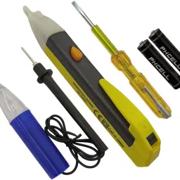 new VT-46 1pc Voltage Alert 1pc Continuity Tester & 1pcElectric Tester Pack of 3 Analog Voltage Tester-image-12