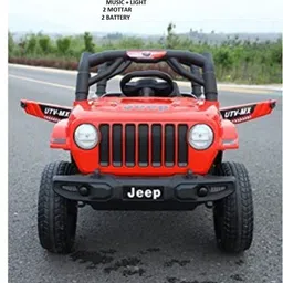 oh baby by flipkart 908 HIGH QUALITY JEEP, kids REMOTE,SWING FUNCTION ELECTRIC Jeep Battery Operated Ride On-picture-4