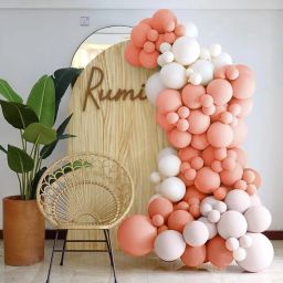 Solid 50pcs Pastel Balloon Garland Kit For Birthday, Wedding, Aniversary Party Balloon-image-2