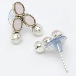 ZENEME Silver-Plated CZ-Studded Jewellery Set image 3