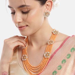 Anouk Gold-Plated Layered Kundan Jewellery Set-30