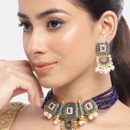 Anouk Gold-Plated Kundan-Studded Jewellery Set-26