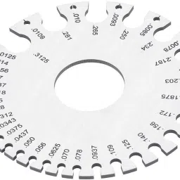 Gauge SWG Circular 1-36 Silver Drill Bit Guage Silver Drill Bit Guage Ring Gauge-19