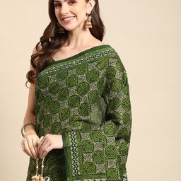 RATAN Ethnic Motifs Pure Cotton Saree-image-76