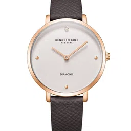 Kenneth Cole Men Grey Dial & Black Leather Straps Analogue Watch-18