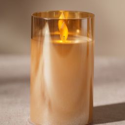 Pure Home and Living Beige LED Flickering Flame Candle-image-86
