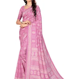 VIMLA Ethnic Motifs Printed Mysore Silk Saree-image-24