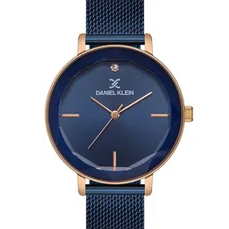 Daniel Klein Women Pink Dial & Blue Bracelet Style Straps Analogue Watch DK 1 13186-6-image-64