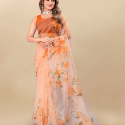 KALINI Floral Organza Saree-image-88