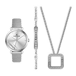 Daniel Klein Women Silver-Toned Dial & Silver Toned Textured Straps Analogue Watch-image-66