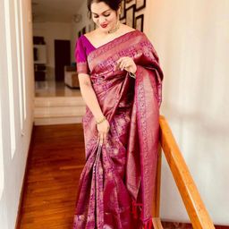 AVANTIKA FASHION Woven Design Zari Pure Silk Kanjeevaram Saree-image-94