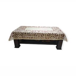 TANLOOMS Maroon Floral Cotton 2-Seater Rectangle Table Cover-39