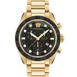 Versace Men Stainless Steel Bracelet Style Straps Multifunctional Analogue Watch VE6K00523-image-58