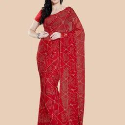 Rani Saahiba Ethnic Motifs Printed Saree-picture-18