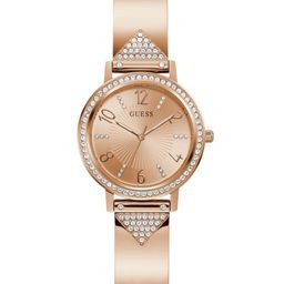 GUESS Women Bracelet Style Straps Analogue Watch GW0474L3-Rose Gold Tone-image-23
