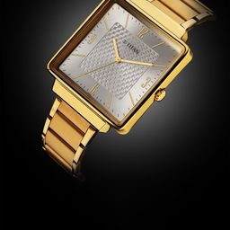 Titan Men Brass Dial & Stainless Steel Bracelet Style Straps Analogue Watch 10005YM02-image-71