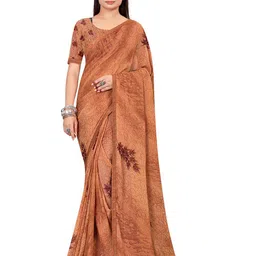 RANGRASIYA Floral Printed Bhagalpuri Saree-picture-19
