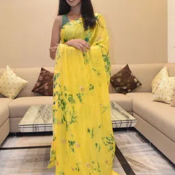 PRETTY PALLU Floral Kota Saree-image-13