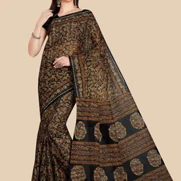 Rani Saahiba Floral Printed Pure Cotton Saree-picture-29