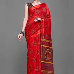 KALINI Ethnic Motifs Printed Saree-image-30