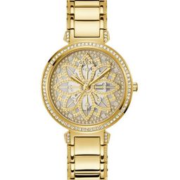 GUESS Women Embellished Dial & Stainless Steel Straps Analogue Watch- GW0528L2-picture-23