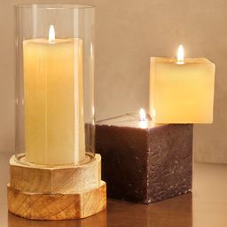 Perenne Design Off White Gingerbread Scented Pillar Candle-28