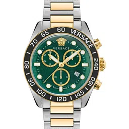 Versace Men Round Dial & Stainless Steel Straps Analogue Multifunctional Watch VE6K00423-13