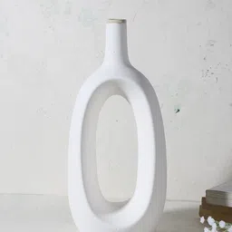 The Decor Mart White Solid Ceramic Vases-image-14