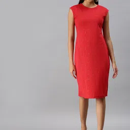SHOWOFF Embellished Sleeveless Sheath Dress-image-27