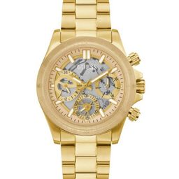 GUESS Women Skeleton Dial &  Stainless Steel Straps Analogue Watch GW0557L1-16