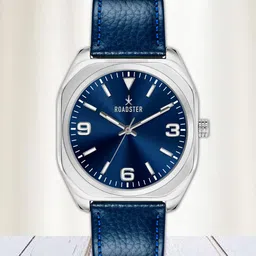 The Roadster Lifestyle Co. Men Leather Straps Analogue Watch RD-05-Blue-image-96