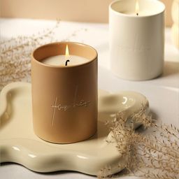 Kuber Industries Brown Lime Basil Tangerine Long Lasting Scented Jar Candle For Her-35