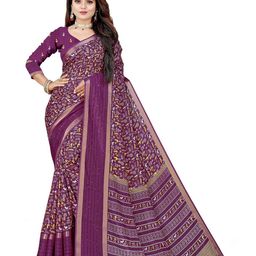 Pemal Designer  Warli Printed Woven Design Zari Saree-image-9
