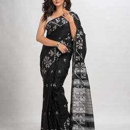 Angoshobha Ethnic Woven Design Pure Cotton Saree-image-72