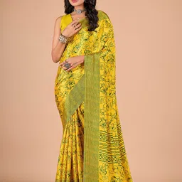 NIRMAL CREATION Floral Printed Saree-image-64