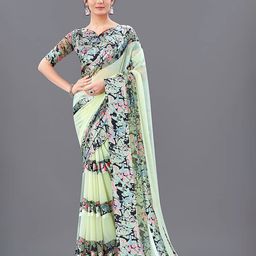 Sanwariya Silk Floral Printed Satin Saree-picture-44